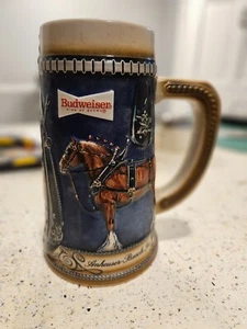 Budweiser  Stein "Horse Harness"  CS94 1988 brand new - Picture 1 of 4
