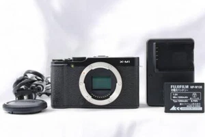 [MINT] Fujifilm X-M1 Digital Camera Black Body 16.3MP APS-C w/Charger, Battery - Picture 1 of 10