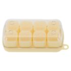 Safe Silicone Ice Grid Tray Non Toxic Ice Case Box Diy Ice Mould With Lid