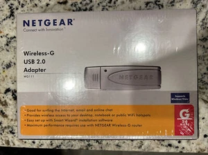 Netgear Double 54 MBPS Wireless USB 2.0 Adapter WG111 - Picture 1 of 4