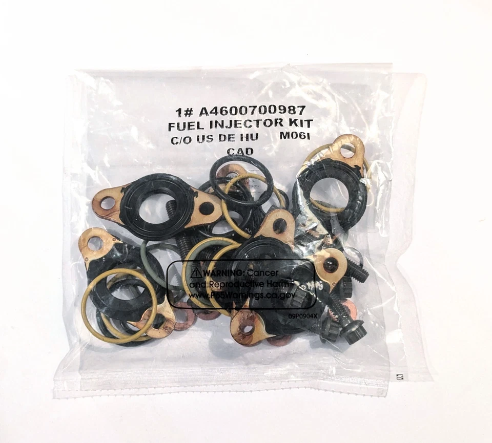 Kit de junta tórica inyector diésel Detroit OEM A4600700987 DD15 Foto 1 de 1