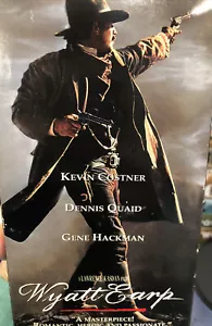 Wyatt Earp VHS Video 1994 2 Tape Set Kevin Costner Dennis Quaid Hackman Western - Picture 1 of 4