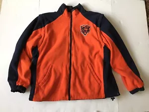 Vintage NFL Chicago Bears Superbowl Reversible Fleece Nylon Jacket RARE - Picture 1 of 6