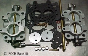 KIT BASE ALUMINIO TRI POWER CHEVY ROCHESTER 2G BLOQUE PEQUEÑO SIN ACOPLAMIENTO - Imagen 1 de 1