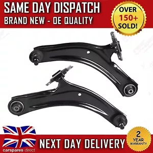 FOR NISSAN QASHQAI 2006-2013 FRONT SUSPENSION WISHBONE CONTROL ARMS PAIR X2 KIT - Picture 1 of 7