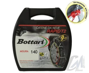 140 18835 CATENE DA NEVE RAPID T2 9 mm MISURA 140 235/70-16 235/60-17 245/40-20 - Imagen 1 de 6