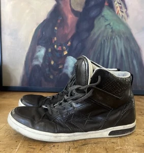 Converse X Weapon Distressed John Varvatos taglia 9 All Star pelle marrone medio - Foto 1 di 9