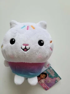 Gabby’s Dollhouse, 7-inch Cakey Cat Purr-ific plush toy - Picture 1 of 3