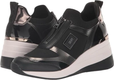 DKNY Women’s Wedge Sneaker Shoe 10 - Image 1 of 4
