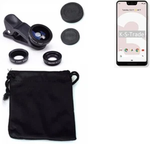 Pour Google Pixel 3 XL fisheye macro grand angle Objectifs Lentilles caméra - Photo 1/6