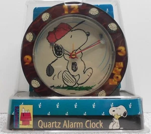 Peanuts Snoopy Golfing Alarm Clock New in Box - Picture 1 of 7