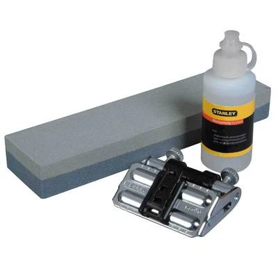 Stanley Wood Chisel/Plane Blade Honing Guide, Sharpening Stone, Oil Kit, 016050 - Image 1 of 4