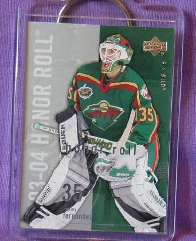 NHL Manny FERNANDEZ Minnesota WILD Keychain BRAND NEW Cover