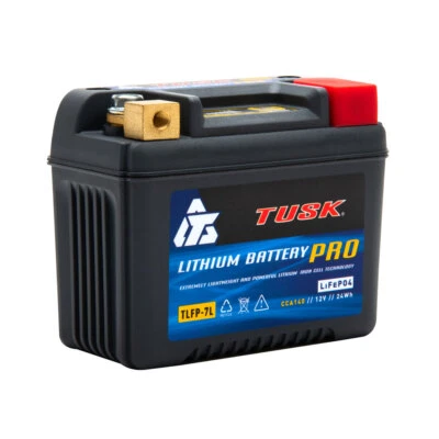 Tusk Lithium Pro Battery TLFP-7L Motorcycle ATV Dirt Bike 1936090001 - Image 1 of 4