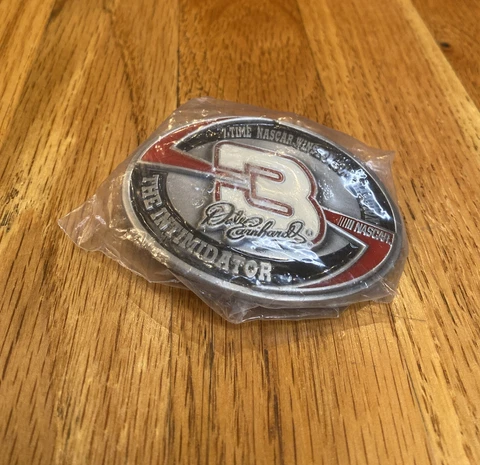 DALE EARNHARDT BELT BUCKLE NASCAR THE INTIMIDATOR 1999 Fine Pewter Buckle #3 Cover