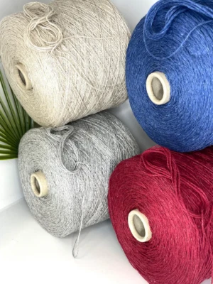 30% SEIDE / 70% KASCHMIR WOLLE Konen Garn Hand Maschinenstricken GRATISVERSAND - Bild 1 von 2