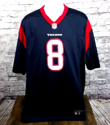 CAMISETA DE FÚTBOL AMERICANO NIKE ON FIELD MATT SCHAUB #8 Houston Texans talla XL NFL Foto 1 de 4