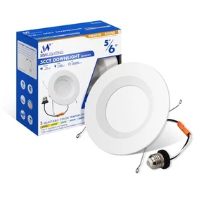 LED Einbauleuchten 6 Zoll Retrofit, 2700K/3000K/3500K/4000K/5000K, 6 LED Can... - Bild 1 von 9