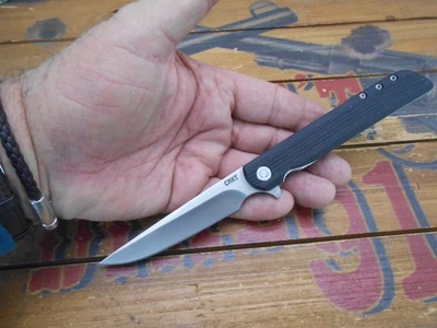 CRKT LCK 3810 Pocket Knife Liner Lock Plain Edge Blade - Image 1 of 4