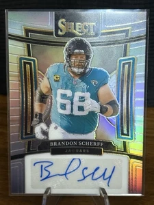 2023 Panini Select - Signatures Brandon Scherff #SIG-BSC Silver Prizm /399 (AU) - Bild 1 von 4