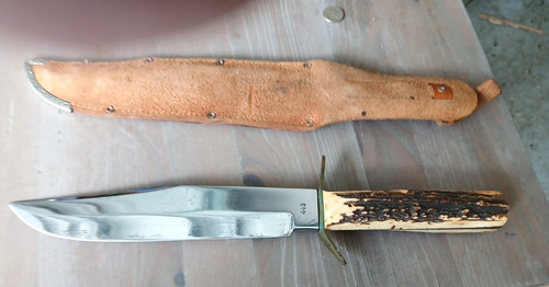 Norlund Hudson Bay Double Bit Hatchet Axe Ax Wood Handle Leather