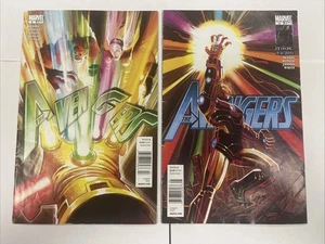 Vengadores #9 y #12 QUIOSCOS ULTRA RAROS Iron Man empuña el Guantelete del Infinito - Imagen 1 de 14
