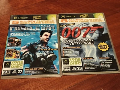 Official Xbox Magazine Demo Disc Lot #27 Jan 2004 #28 Feb 2004 Deus Ex Star Wars - Image 1 of 4