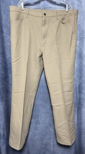 Wrangler Wrancher Polyester Regular Fit Dress Pants Slacks- Men's 42X32 - Picture 1 of 5