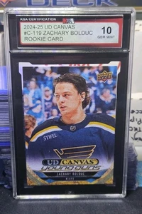 24-25 UD Canvas Zachary Bolduc Young Guns KSA 10 Gem Mint 🚨🚨🚨 Montreal - Picture 1 of 2