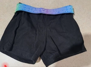Girls Wonder Nation Black Knit Shorts With Colorful Waistband Size Xs (4/5) - Picture 1 of 4