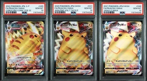 Tarjeta Pokemon [PSA10] 3 secuencias número Pikachu VMAX RRR VMAX 046/184 - Imagen 1 de 2