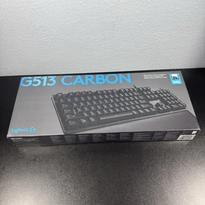 Logitech G513 Carbon Backlit Mechanical Gaming Keyboard Romer-G Tactile- New - Picture 1 of 7