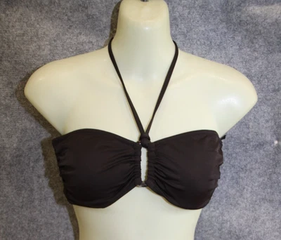 BIKINI OBERTEIL BANDEAU GRÖSSE M  BRAUN SCHAUMSTOFF KÖRBCHEN VON TCM - Bild 1 von 2