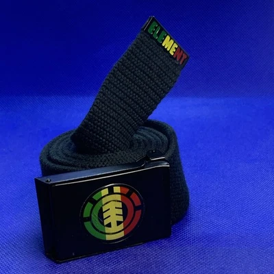 Element Skateboards Hebilla de Cinturón Acero Negro Color Rasta ¡Abridor de Botellas también!🤯 Foto 1 de 4