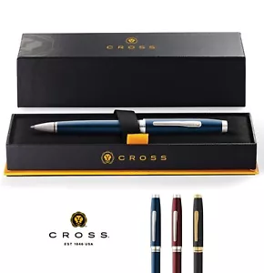 Cross Coventry Luxury Ballpoint Pen M Line Gift Boxed Black, Red or Blue Lacquer - Picture 1 of 12