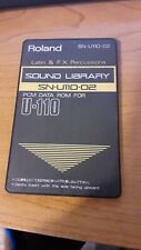 Roland SN-U110-02 Latin & F.X. Percussions Sound Library PCM Data Rom for U-110