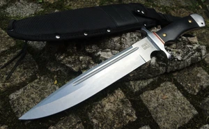 Rough Rider HIGHLAND BOWIE Messer Fahrtenmesser Two Tone G10 Scheide - Bild 1 von 1