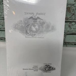 USMC MAG24 Notepads Stationery Writing Paper Quarter Master Corp WWII New - Picture 1 of 6