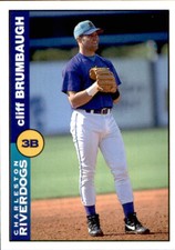 1996 Charleston Riverdogs Team Issue #9608 Cliff Brumbaugh New Castle Delaware