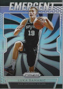 2019-20 Panini Prizm Emergent Prizms Silver #8 Luka Samanic - NM-MT
