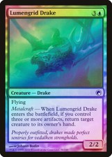 Lumengrid Drake FOIL Scars of Mirrodin NM Blue Common MAGIC MTG CARD ABUGames