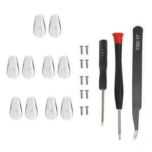 5 Pairs Eyeglass Screw-in Nose Pads, Glasses Nose Piece Repair Kit Set with S... - Picture 1 of 5