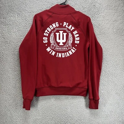 Suéter Victoria's Secret Love ROSA Indiana Hoosiers IU Cremallera Completa Pequeño I1 Foto 1 de 4