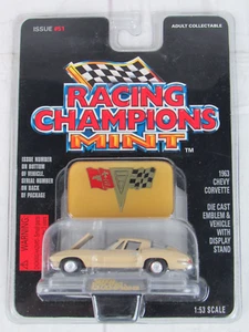 Racing Champions Mint #51 1963 Chevy Corvette Tan - Picture 1 of 5