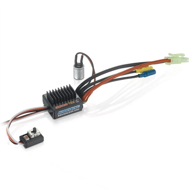 Hobbywing HW81010020 EzRun V2 18A ESC Sensorlos Bürstenlos 1:18 1:24 - Bild 1 von 1