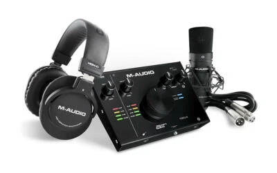 M-AUDIO AIR 192 4 VOCAL STUDIO PRO KIT SCHEDA AUDIO + MIC + CUFFIE + SOFTWARE - Immagine 1 di 4