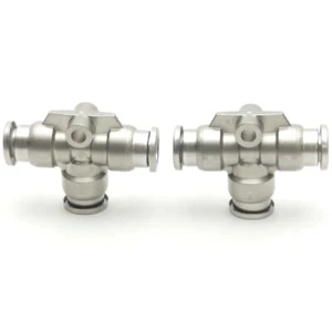 Lote de 2 SMC KQB2T08-00 Union Camiseta Accesible 8 mm Tubo 3 MPa Prueba -100kPa a 1MPa - Imagen 1 de 4