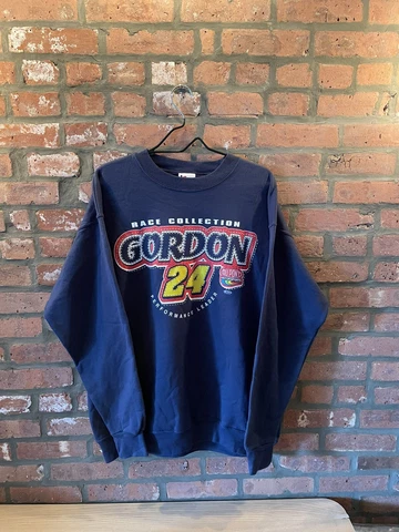 Vintage Y2K Chase Authentics Jeff Gordon Dupont Graphic Crewneck Sweatshirt Cover