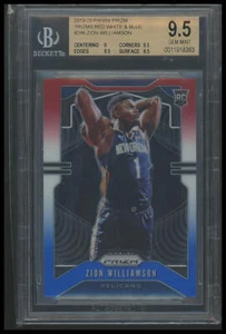 Panini Prizm #248 Zion Williamson Prizms 2019-20 rojo blanco y azul BGS 9,5 - Imagen 1 de 2