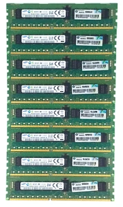 *Lot Of 8* SAMSUNG 8GB 1Rx4 PC3-12800R (1600) Server RAM M393B1G70QHO-CKOQ8 M - Picture 1 of 5